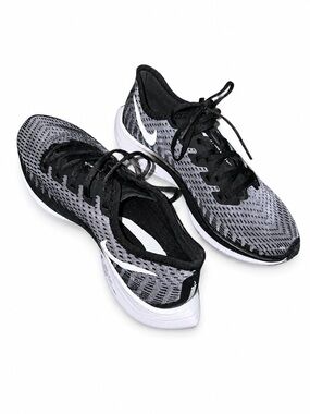 Nike Black and White Flyknit Running Shoes